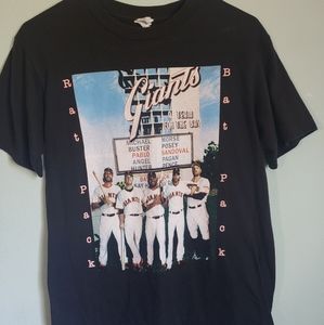 SAN FRANCISCO GIANTS Rat Pack- Bat Pack Rare Tee